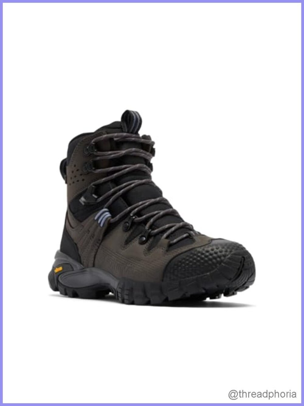 Waterproof Leather Hiking Shoes with Outdry & Vibram Traction